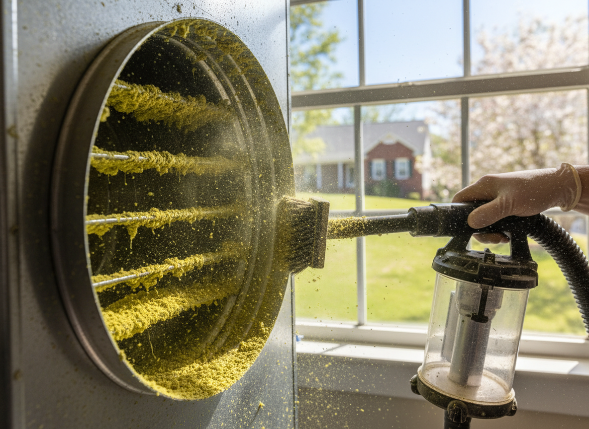 How Spring Pollen Affects Air Ducts In Mint Hill Homes