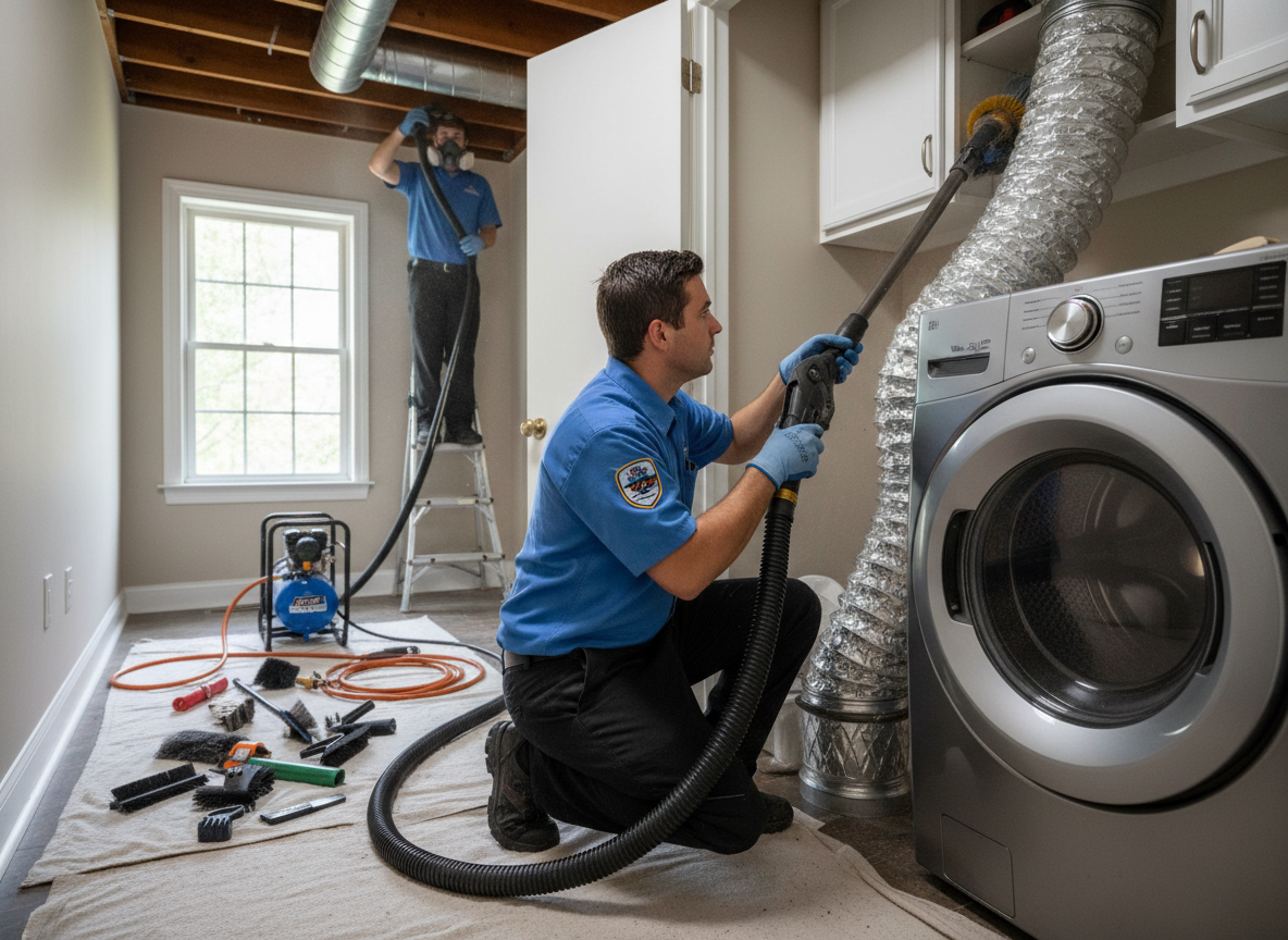 air duct and dryer vent cleaning in Mint Hill