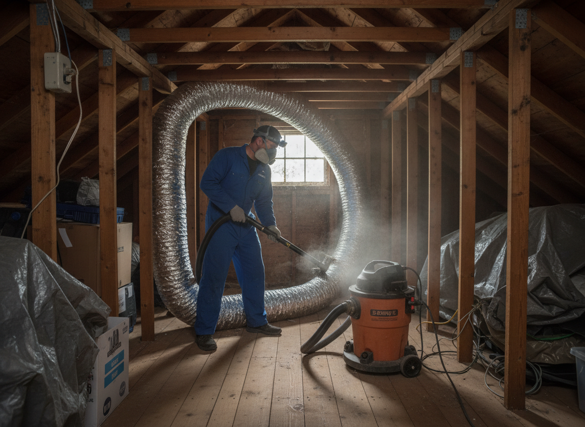 attic duct cleaning in Mint Hill